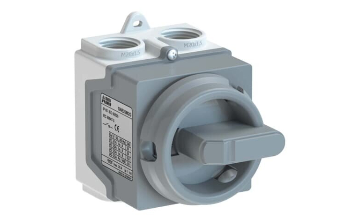 ONE20M4G TURVALÜLITIs 4p.AC22 20A. AC23 15.2A 415V. 7.5kW.  IP67. HALL