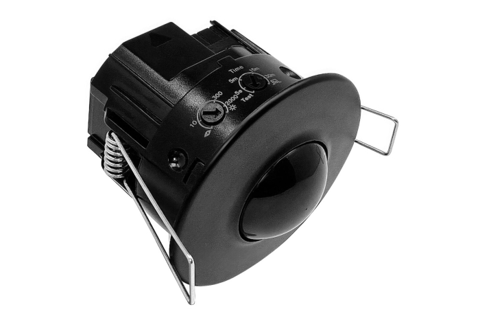 SENSA PRO 360DEG LED-400W D4-5/8-12M KOHAL.D4M H2-3M IP44 MUST SÜVIS.P PIR LIIKUMIS-KOHALOLEKUANDUR
