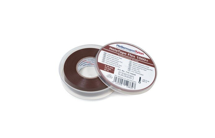 HTAPE-FLEX ELEKTRITEIP 1000+19MMX20M -18°C PRUUN