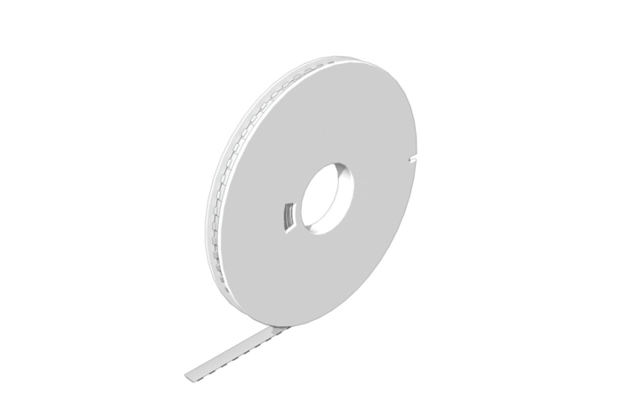 WS 8/8 MM WS RIVIKLEMMID MÄRGISTUS 8x8mm VALGE 500TK/RULL