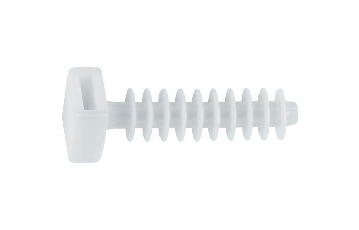 KAABLISIDEME TÜÜBEL 6x25 VALGE 100TK