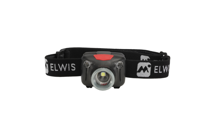 ELWIS CATCH H430R PEALAMP AKUGA VÕI 3XAAA KIIVRIKINNITUSED 6W+RED FOKUSEERITAV 50/430LM IP65