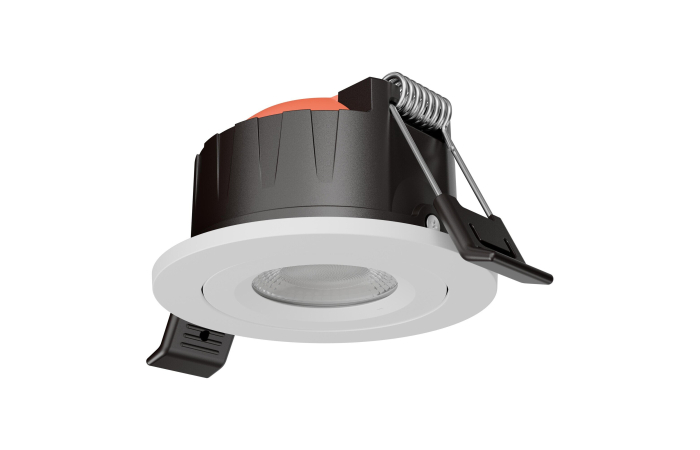 SPOT COMBO ADJUST 4.3/6W/927/930/940 430/600LM 60DEG D81/68 H48 IP65/50 VALGE SUUNATAV DOWNLIGHT