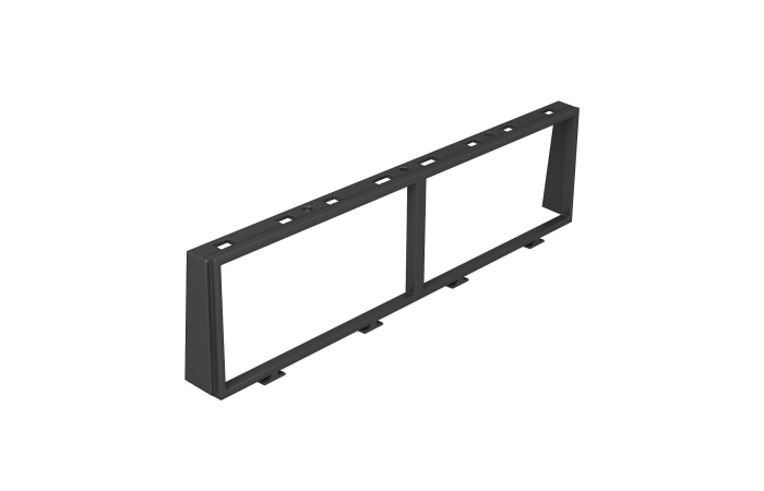 MT45V 2+2  PAIGALDUSRAAM 2+2 MODUL 45. PC/ABS. GRAFIITMUST. 9011