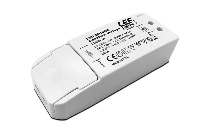 LEF 12VDC 20W IP20 NON DIM CV LED RIBA DRAIVER