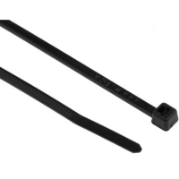 UB385E BK 7.6x390mm MUST JUHTMESIDE 100TK HELLERMANN