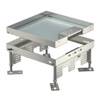 7409218 RKSN2 9 VS 20 KASSETTRAAM KAABLIVÄLJAVIIK 242X243MM V2A 1.4301