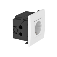 6119401 SDE-RW D0RW1  1-NE PISTIKUPESA KOMPLEKTNE Modul45    84x84x59mm  PC POLAARVALGE RAL 9010