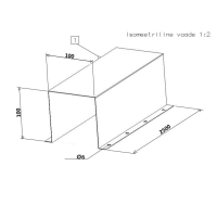 LKK1010 KAABLIKATE 100x100x2500 METALLIST KANDILINE