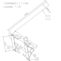 VVKB L-1500 1.5M 5 KRAADI KONSOOL BETOONPOSTILE