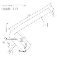 VVKP-1000 1M 5 KRAADI 48.3MM KONSOOL PUITPOSTILE