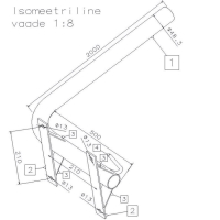 VVKB L-2000 2M 5 KRAADI KONSOOL BETOONPOSTILE