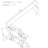 VVKB L-1000 1M 5 KRAADI KONSOOL BETOONPOSTILE