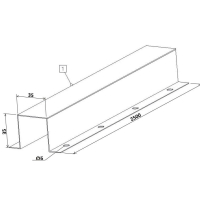 LKK3535 KAABLIKATE 35X35X2500 METALLIST KANDILINE