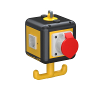 VH-4 3SD1C16  VARUSTUSSEADE IP20. KÄEPIDEMEGA. TÄIDETUD 140X140X252. PA. GRAFIITMUST. 9011