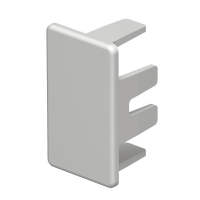 WDK HE20035RW  OTSATÜKK 20X35MM. PVC. POLAARVALGE. 9010