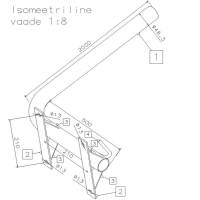 VVKB L-2000 2M 5 KRAADI KONSOOL BETOONPOSTILE