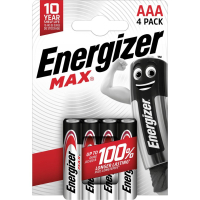 ENERGIZER MAX PATAREI LR03 AAA 4TK/PKK