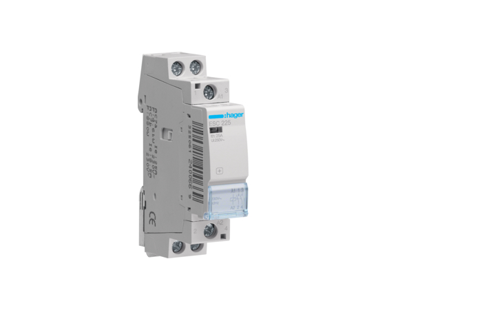 ESC225 230VAC MOODULKONTAKTOR 25A 2NO 1 MOODUL HAGER