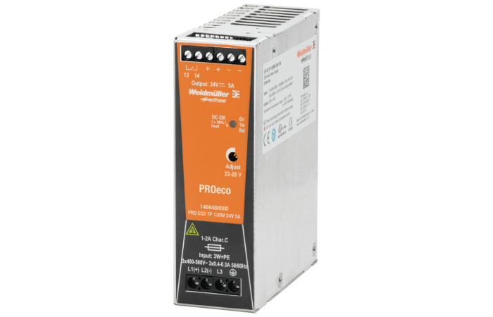 PRO ECO TOITEPLOKK DIN 120W 24V 5A