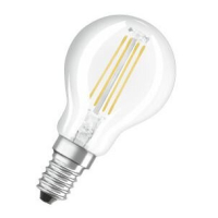 LED VALUE CL P40 4W/827 470LM 230V FIL NON-DIM E14 LED LAMP + WEE