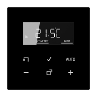JUNG LS 1790D SW TERMOSTAADI DIGITAALNE DISPLEI MUST KLAAS