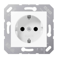 JUNG CD 5121 BF WW PISTIKUPESA SL KLAPI ALLA VALGE