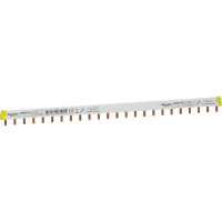 A9XPH124 3 PHASE BUSBAR .24 MODULE. 415V. 18MM PITCH SCHNEIDER