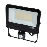 SELEST PLUS 30W/50W 4390/6850LM IP65 CCT3 C/W 1M FLEX PIR ANDUR MUST PROZEKTOR