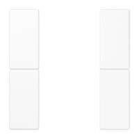 JUNG LS 502 TSA WW F50 KLAHV LÜLITILE 2-NE VALGE