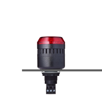 ELM SUMISTI-SIGNAALLAMP PLAAT PAIGALDUS 45MM 24V AC/DC MUST PUNANE
