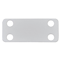262184 MARKEERIMISPLAAT 45.3 X 19.1 X 0.4 MM