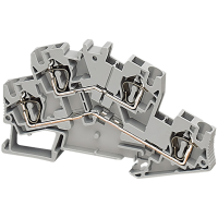 NSYTRR44D VEDRUKLEMM 2 KORRUST 4 KLEMMI 4MM² HALL