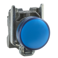 XB4BVM6 SIGNAALLAMP METALL SININE Ø22 LED LÄÄTS 230...240 VAC