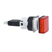XB6CV4BB SIGNAALLAMP KANDILINE PUNANE KOMPLEKTNE Ø16 LEDIGA 12...24V