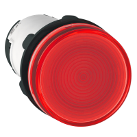 XB7EV74P SIGNAALLAMP ÜMMARGUNE Ø 22 PUNANE LAMP BA 9S 230V KRUVIKLEMMIDEGA