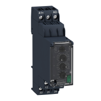 RM22UB34 PINGEKONTROLLIRELEE 1-FAASILINE 8A 2 CO 80…300V AC/DC 110…240V AC/DC