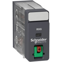 RXG21P7 RELEE 5A 2 CO TESTLÜLITI LUKUSTUSFUNKTSIOONIGA 230V AC
