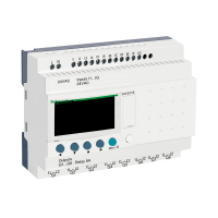 SR2B201B ZELIO LOGIC PROGRAMMEERITAV RELEE 20 I O 24V AC KELL DISPLEI