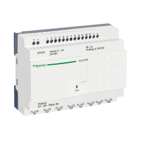 SR2D201BD ZELIO LOGIC PROGRAMMEERITAV RELEE 20 I O 24V DC KELLATA DISPLEITA