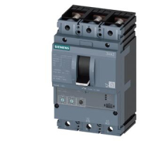 3VA2116-5HL32-0AA0 3VA2 160 KOMPAKTKAITSELÜLITI Icu=55kA @415V 3P ETU320 LI In=160A Ir=63A...160A Ii=1.5...10xIn POLTÜHENDUS