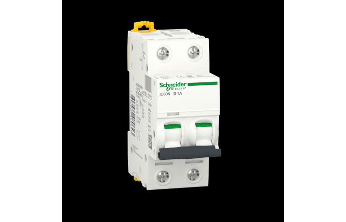 ACTI9 IC60N 2P 1A D MOODULKAITSELÜLITI A9F75201 SCHNEIDER