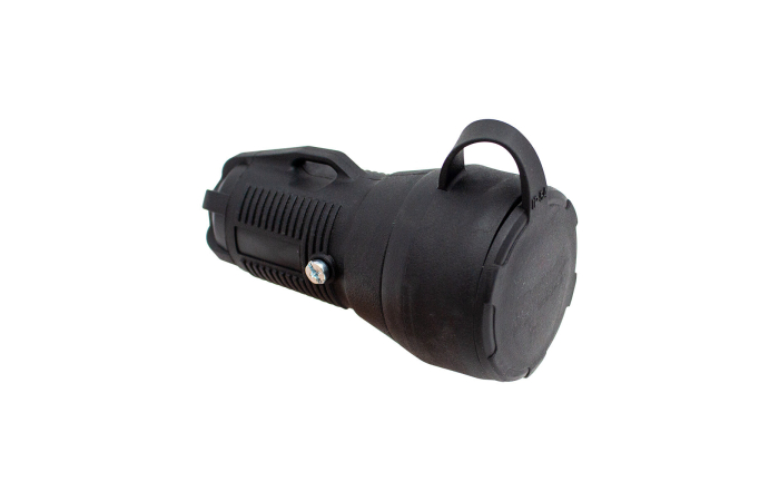 SRC250BL JÄTKUPESA KAANEGA KUMMIST MUST 2P+E 16A 250V IP54