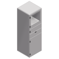 NSYSF18680PC SPACIAL SF PC RACK KAPP KOMPLEKTEERITUD 1800X600X800MM