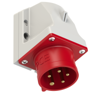 515-6 JÕUPISTIK PINNAPEALNE. 3P+N+E. 16A. IP44. 380-415V. PCE