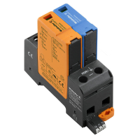 LIIGPINGEPIIRIK T1+T2 (B+C) 1+NP 12.5kA 300VAC TN-C, TN-C-S, TN-S, TT, TN, IT SIGNAALKONTAKTIGA