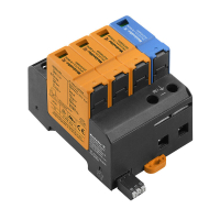 LIIGPINGEPIIRIK T2 (C) 3+NP 50kA 350VAC TN-C-S, TN-S, TT, IT, SIGNAALKONTAKTIGA