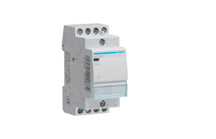 ESC425 230VAC MOODULKONTAKTOR 25A 4NO 2MOODUL HAGER