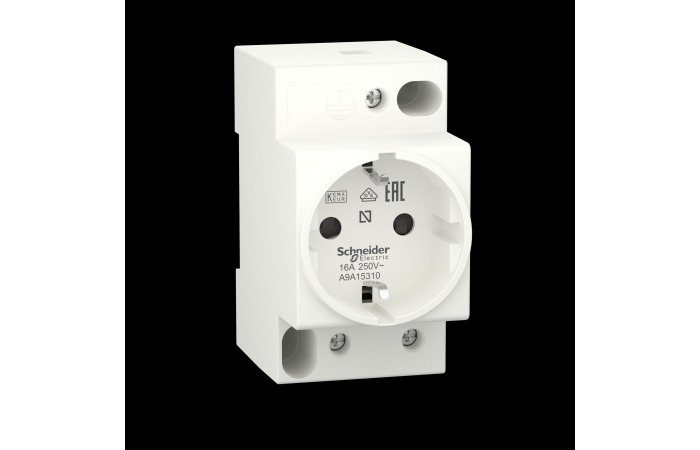 A9A15310 PISTIKUPESA DIN 2P+PE 16A 250V  SCHNEIDER