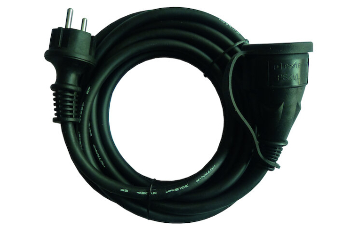 PSKVL 315-5S PIKENDUSJUHE 5M KUMMIST MUST IP44